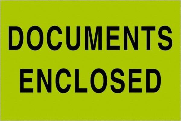 Tape Logic - 3" Long, Fluorescent Green Paper Shipping Label - For Multi-Use - Industrial Tool & Supply