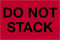 Tape Logic - 3" Long, Fluorescent Red Paper Shipping Label - For Multi-Use - Industrial Tool & Supply