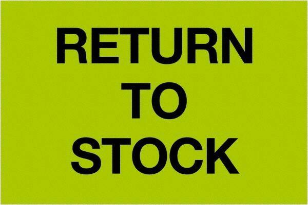 Tape Logic - 3" Long, Fluorescent Green Paper Inventory Labels - For Multi-Use - Industrial Tool & Supply