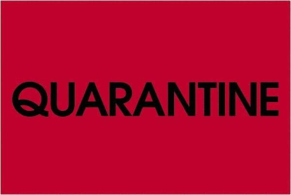 Tape Logic - 3" Long, Fluorescent Red Paper Inventory Labels - For Multi-Use - Industrial Tool & Supply