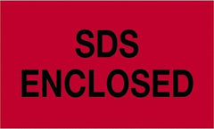 Tape Logic - 5" Long, Fluorescent Red Paper Shipping Label - For Multi-Use - Industrial Tool & Supply