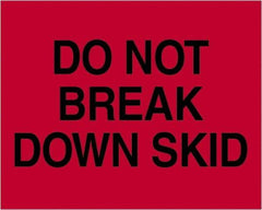 Tape Logic - 10" Long, Fluorescent Red Paper Shipping Label - For Multi-Use - Industrial Tool & Supply