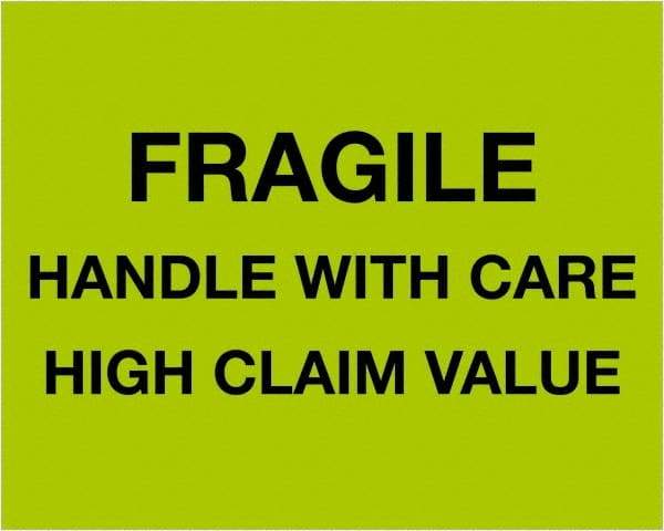 Tape Logic - 10" Long, Fluorescent Green Paper Shipping Label - For Multi-Use - Industrial Tool & Supply