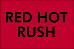 Tape Logic - 3" Long, Fluorescent Red Paper Shipping Label - For Multi-Use - Industrial Tool & Supply