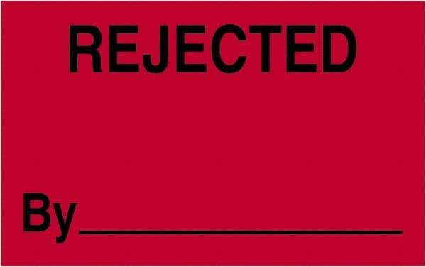 Tape Logic - 2" Long, Fluorescent Red Paper Shipping Label - For Multi-Use - Industrial Tool & Supply