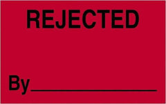 Tape Logic - 2" Long, Fluorescent Red Paper Shipping Label - For Multi-Use - Industrial Tool & Supply