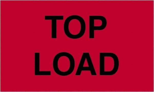 Tape Logic - 5" Long, Fluorescent Red Paper Shipping Label - For Multi-Use - Industrial Tool & Supply