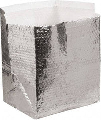 Made in USA - 12" Long x 10" Wide x 9" High x 3/16" Thick Box Liner - Silver, Case - Industrial Tool & Supply