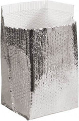 Made in USA - 6" Long x 6" Wide x 6" High x 3/16" Thick Box Liner - Silver, Case - Industrial Tool & Supply