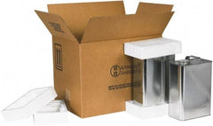 Made in USA - 16-3/8" Long x 11-3/8" Wide x 12-3/10" High Shipper Kit - Each - Industrial Tool & Supply