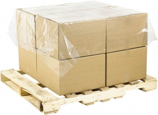 Made in USA - 60" Long x 60" Wide Top Sheet - Clear, Case, 250 Piece - Industrial Tool & Supply