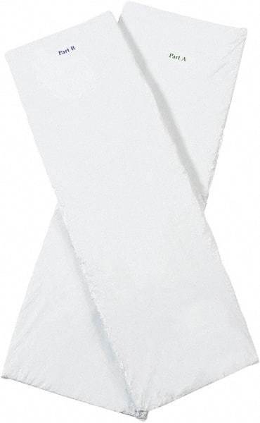 Made in USA - 12" Long x 12" Wide x 12" High x 1" Thick Box Liner - White, Case - Industrial Tool & Supply