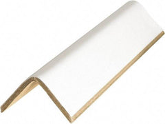Made in USA - 72" Long x 3" Wide x 3" High Edge Guard - White, Case - Industrial Tool & Supply