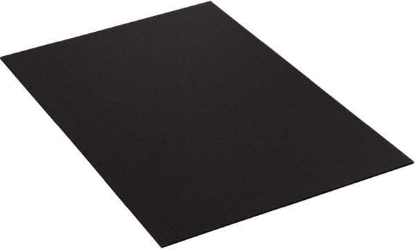 Made in USA - 48" Long x 40" Wide Plastic Sheet - Black - Industrial Tool & Supply