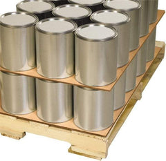 Made in USA - 60" Long x 48" Wide Double-Faced Corrugated Sheet - Kraft - Industrial Tool & Supply