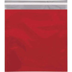 Value Collection - 13" Long x 10-3/4" Wide Peel-Off Self-Seal Metallic Mailer - Red - Industrial Tool & Supply