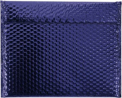 Made in USA - 11" Long x 13-3/4" Wide Peel-Off Self-Seal Bubble Mailer - Blue - Industrial Tool & Supply