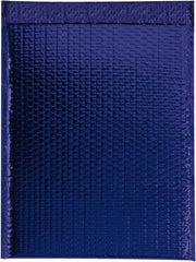 Made in USA - 17-1/2" Long x 13" Wide Peel-Off Self-Seal Bubble Mailer - Blue - Industrial Tool & Supply