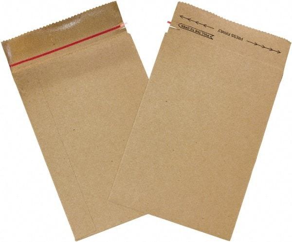Made in USA - 10-1/2" Long x 7-1/4" Wide Self Seal Jiffy Rigi Bag Mailer - Kraft - Industrial Tool & Supply
