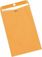 Made in USA - 14-1/2" Long x 9-1/4" Wide Clasp Brown Kraft Envelope - Kraft - Industrial Tool & Supply