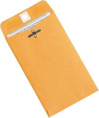 Made in USA - 6-3/8" Long x 4" Wide Clasp Kraft Catalog Envelope - Kraft - Industrial Tool & Supply