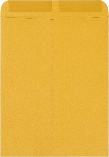 Made in USA - 15-1/2" Long x 12" Wide Gummed Flap Brown Kraft Envelope - Kraft - Industrial Tool & Supply