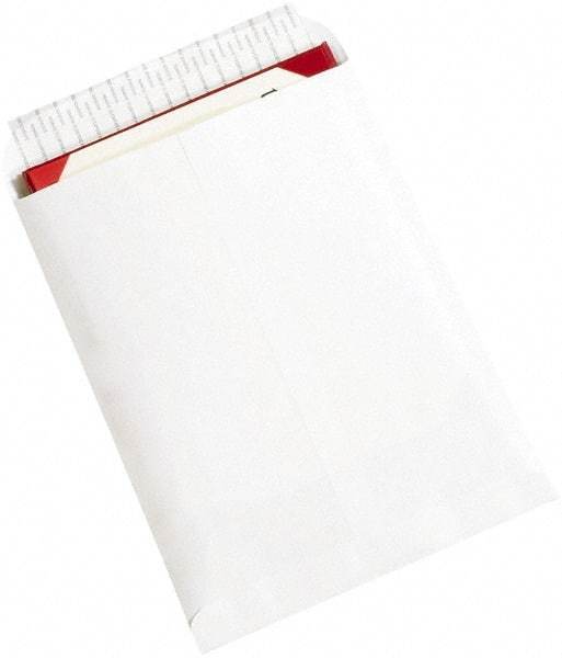 Made in USA - 12-1/2" Long x 9-1/2" Wide Peel-Off Self-Seal White Catalog Envelope - White - Industrial Tool & Supply