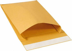 Made in USA - 15" Long x 12" Wide Peel-Off Self-Seal Natural Kraft Envelope - Kraft - Industrial Tool & Supply
