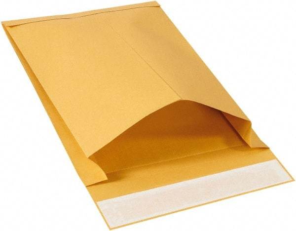 Made in USA - 13" Long x 9-1/2" Wide Peel-Off Self-Seal Natural Kraft Envelope - Kraft - Industrial Tool & Supply