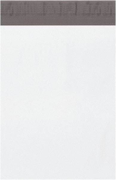 Value Collection - 12" Long x 9" Wide Peel-Off Self-Seal Courier Envelope - White - Industrial Tool & Supply