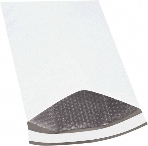 Made in USA - 19" Long x 12-1/2" Wide Peel-Off Self-Seal Padded Mailer - White - Industrial Tool & Supply