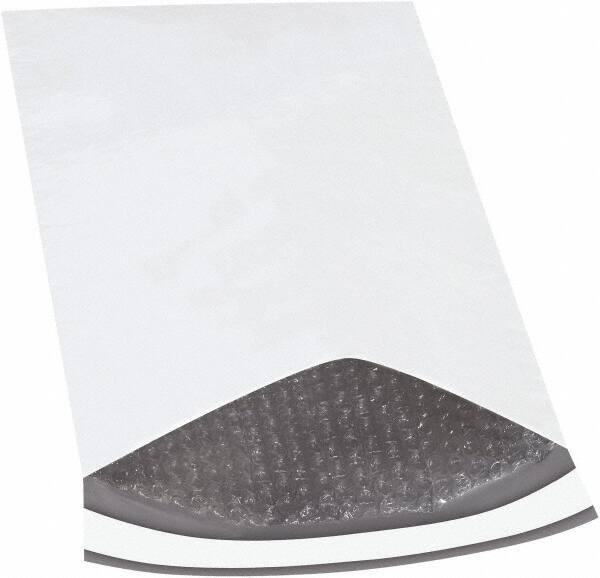 Made in USA - 14-1/2" Long x 9-1/2" Wide Peel-Off Self-Seal Padded Mailer - White - Industrial Tool & Supply