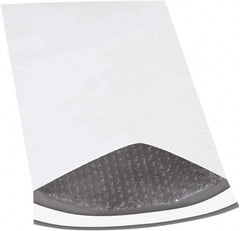 Made in USA - 14-1/2" Long x 9-1/2" Wide Peel-Off Self-Seal Padded Mailer - White - Industrial Tool & Supply