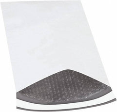 Made in USA - 14-1/2" Long x 9-1/2" Wide Peel-Off Self-Seal Padded Mailer - White - Industrial Tool & Supply