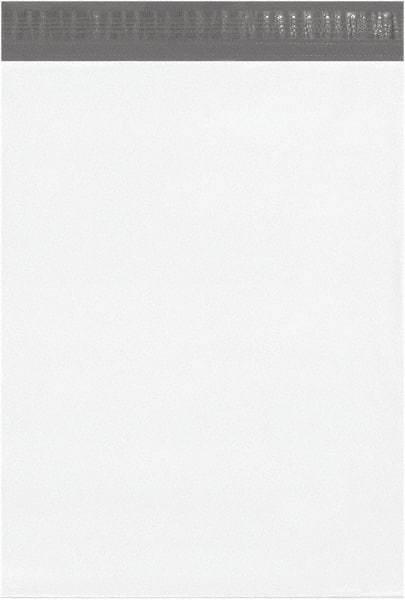 Value Collection - 20" Long x 15" Wide Peel-Off Self-Seal Courier Envelope - White - Industrial Tool & Supply