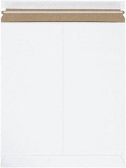 Made in USA - 15" Long x 12-3/4" Wide Peel-Off Self-Seal Flat Mailer - White - Industrial Tool & Supply
