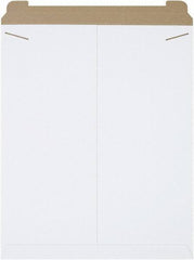 Made in USA - 27" Long x 22" Wide Regular Flat Mailer - White - Industrial Tool & Supply