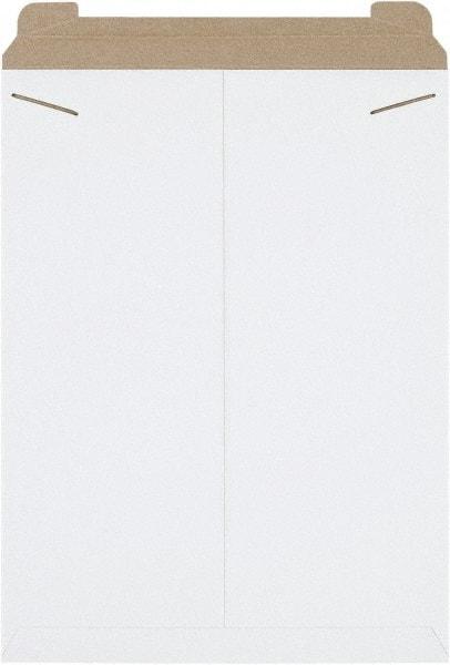 Made in USA - 24" Long x 18" Wide Regular Flat Mailer - White - Industrial Tool & Supply