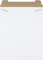 Made in USA - 21" Long x 17" Wide Regular Flat Mailer - White - Industrial Tool & Supply