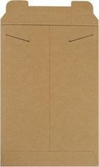 Made in USA - 16" Long x 11" Wide Regular Flat Mailer - Kraft - Industrial Tool & Supply