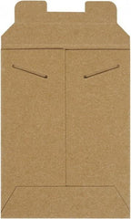 Made in USA - 8" Long x 6" Wide Regular Flat Mailer - Kraft - Industrial Tool & Supply