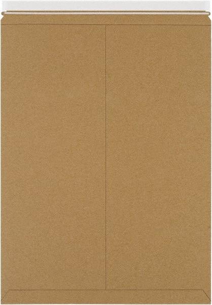 Made in USA - 24" Long x 18" Wide Peel-Off Self-Seal Flat Mailer - Kraft - Industrial Tool & Supply