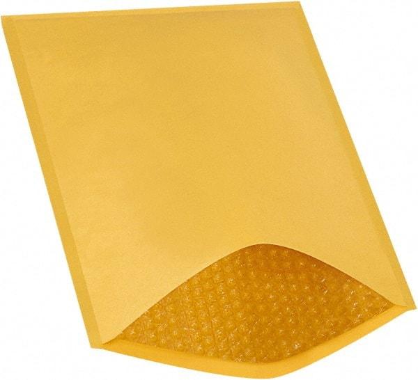 Made in USA - 16" Long x 10-1/2" Wide Regular Bubble Mailer - Kraft - Industrial Tool & Supply