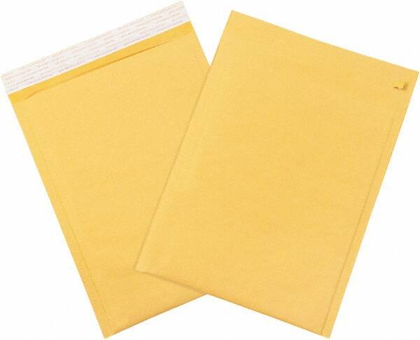 Value Collection - 16" Long x 10-1/2" Wide Peel-Off Self-Seal Bubble Mailer - Kraft - Industrial Tool & Supply