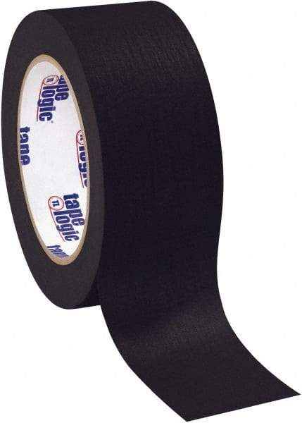 Tape Logic - 2" Wide x 60 Yd Long Black Crepe Paper Masking Tape - 4.9 mil Thick - Industrial Tool & Supply
