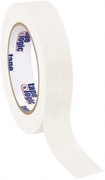 Tape Logic - 1" Wide x 60 Yd Long White Crepe Paper Masking Tape - 4.9 mil Thick - Industrial Tool & Supply