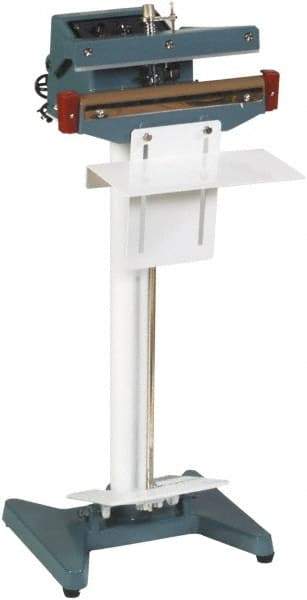 Value Collection - 12" Max Seal, 12 mil Thick, Foot Operated Thermal Impulse Sealer - 670 Watts - Industrial Tool & Supply
