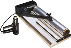 Made in USA - 24" Wide, Portable Shrink Wrap System - Contains Bar Sealer, Variable Temp Heat Gun, 30"x100 Roll of 75 Gauge PVC Shink Film, 1 Super Sealer Service Kit - Industrial Tool & Supply