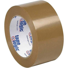 Tape Logic - 2" x 110 Yd Tan Rubber Adhesive Packaging Tape - Polypropylene Film Backing, 1.9 mil Thick, 22 Lb Tensile Strength - Industrial Tool & Supply