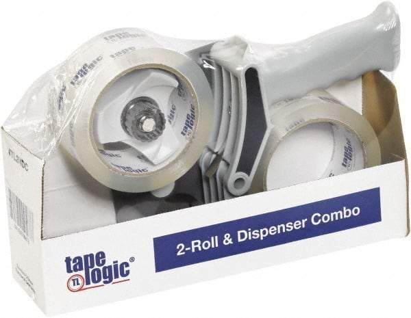Tape Logic - 2" x 55 Yd Clear Acrylic Adhesive Packaging Tape - Polypropylene Film Backing, 2.6 mil Thick - Industrial Tool & Supply